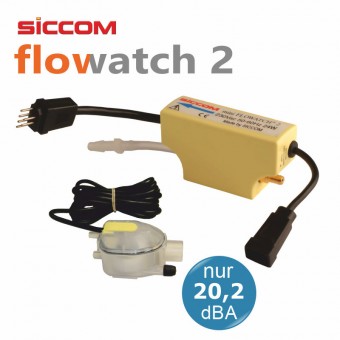 Siccom mini Flowatch 2 Silence Kondensatpumpe für Klimaanlagen und Wärmepumpen 