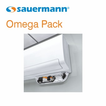 Sauermann Omega Pack Set, Unterbau-Kondensatpumpe, signalweiß 