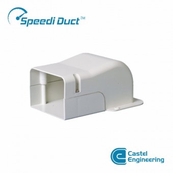 Wandabschluss für Speedi Duct Kanal 150x80 