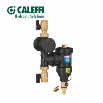 Schlammabscheider Dirtmag Plus 1 1/4" IG,  mit Magnet und Kugelhähnen 