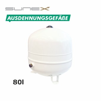 Sunex Membran-Ausdehnungsgefäß 80l, Betriebsdruck max. 10bar 