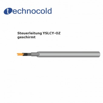 Steuerleitung YSLCY-OZ geschirmt.,2x0,75 mm², flexibel, Bund 100 m 