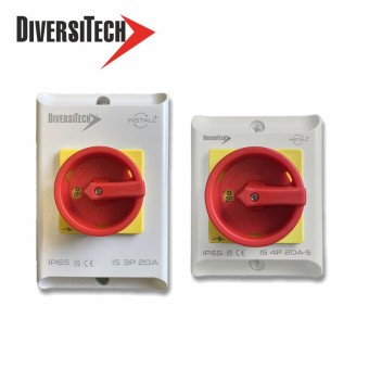 Diversitech Reparaturschalter 20A, 4Pole, verriegelbar 
