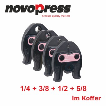 Novopress MaxiPro Pressbackenset 1/4+3/8+1/2+5/8 