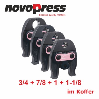 Novopress MaxiPro Pressbackenset 3/4+7/8+1+1 1/8 