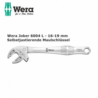 Wera Joker 6004 L selbstjustierender Maulschlüssel 16-19 mm 