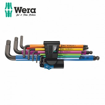 Wera 950/10 Hex-Plus HF 1 Multicolour Winkelschlüsselsatz, 9tlg 