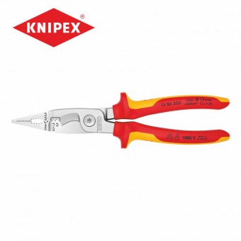 KNIPEX VDE Elektro-Installationszange 200 mm, verchromt 