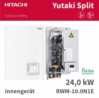 HITACHI Split-Innenteil Wärmepumpe RWM-10.0N1E, 24kW R410A 