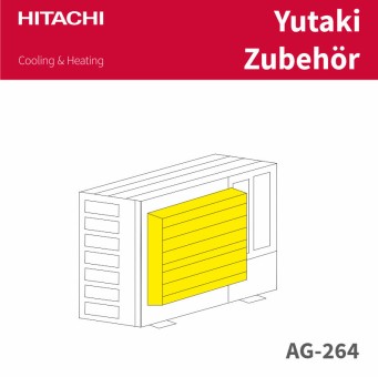 HITACHI  Wärmepumpen Luftführung AG-264, 2-3PS 