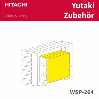 HITACHI  Wärmepumpen Windschutz WSP-264, 2-3PS 