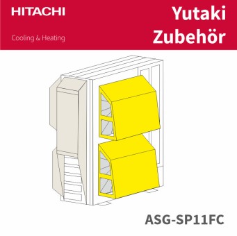 HITACHI  Schneeschutzhaube Front, voll 4-10PS verz. ASG-SP11FC 