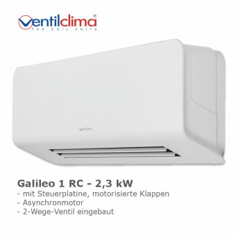 Ventilclima KWS Wandgerät Galileo 1 RC, 2WV 