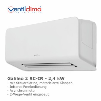 Ventilclima KWS Wandgerät Galileo 2 RC, 2WV, IR-FB 