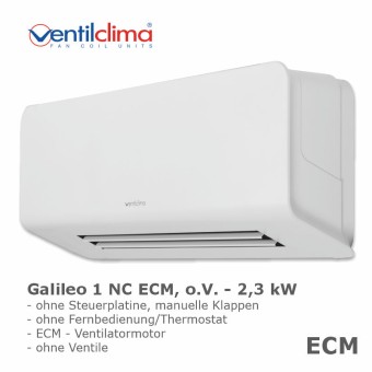 Ventilclima KWS Wandgerät Galileo 1 NC, o.V., ECM 