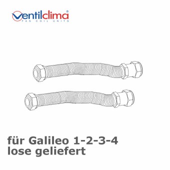 Ventilclima Satz flex. Anschlusswellrohre Galileo 1-4 