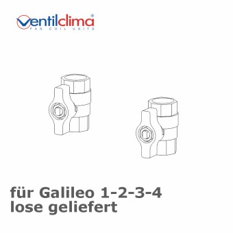 Ventilclima Satz Absperrventile f. Galileo 1-4, lose 