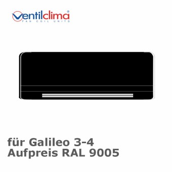 Aufpreis pro Stk f. Galileo 3-4, RAL 9005 Tiefschwarz 