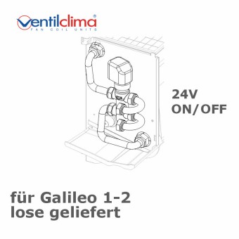 3-Wegeventil  f. Galileo 1-2, 24V, ON/OFF, lose 