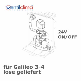 3-Wegeventil  f. Galileo 3-4, 24V, ON/OFF, lose 