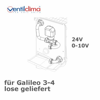 2-Wegeventil  f. Galileo 3-4, 24V, 0-10V, lose 