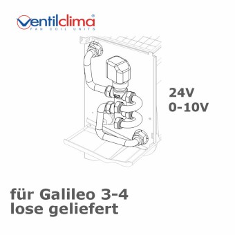 3-Wegeventil  f. Galileo 3-4, 24V, 0-10V, lose 