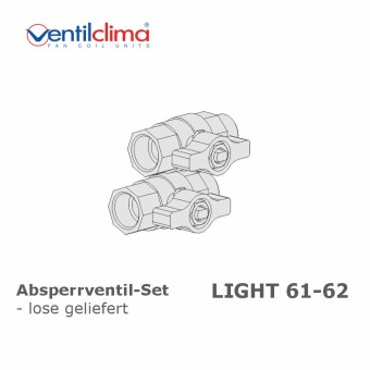 2x Absperrventil für Light 61-62, lose 